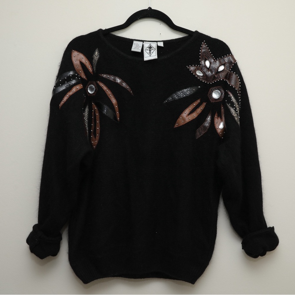 Vintage embellished sweater